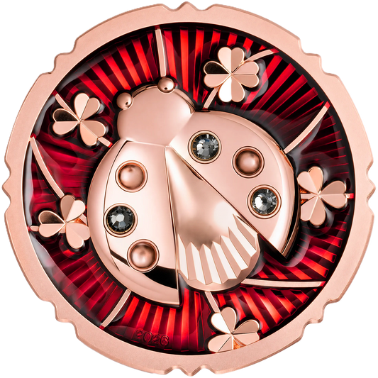 2026 Cook Islands Evergreen - Ladybug 1 oz Silver Coin