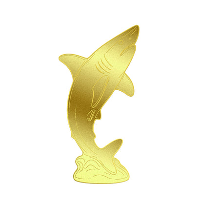 2026 Megalodon Shark Shaped 1/500 oz Gold Medal in Card (06/25)