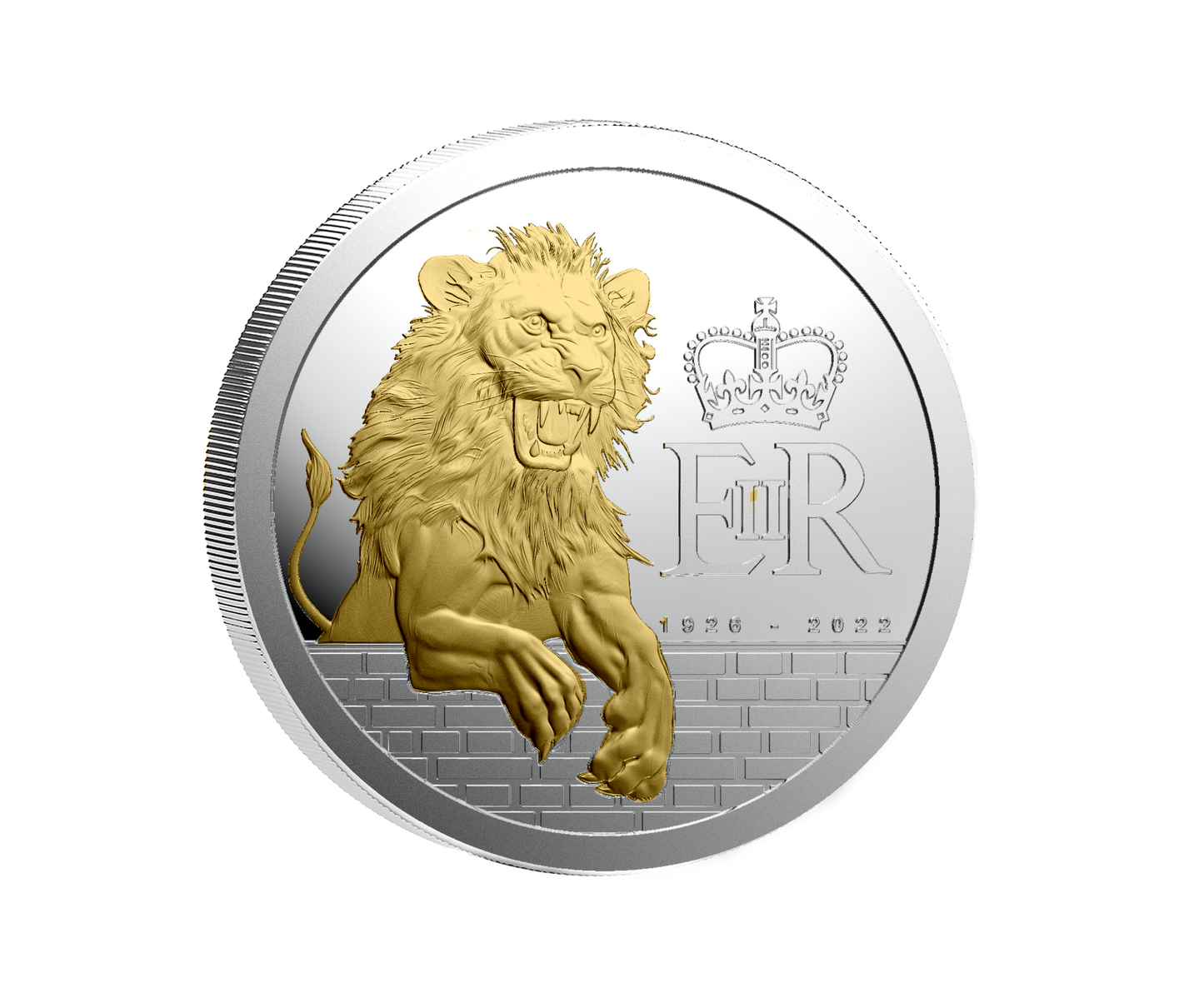2026 Pitcairn Islands Queen's Beast Gold Gilt 5 x 1 oz Silver Coin Set (08/03)