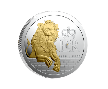 2026 Pitcairn Islands Queen's Beast Gold Gilt 5 x 1 oz Silver Coin Set (08/03)