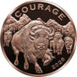2026 Cameroon Wildlife Values Bison Courage Proof 5 oz Copper Coin (07/17)