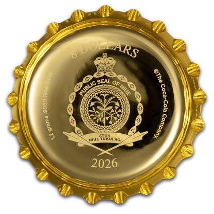 Estimate: 2026 PAMP Sprite Bottle Cap Shaped 1.2g Gold Coin