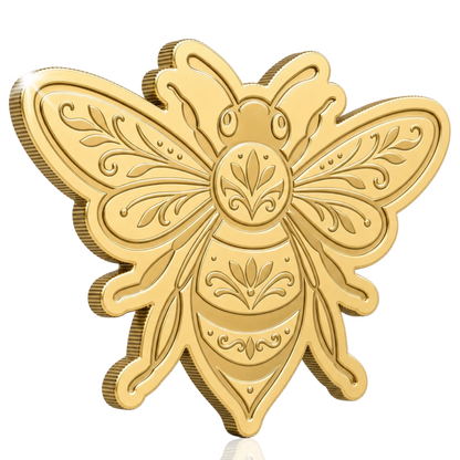 2026 Solomon Islands Honey Bee Shaped 1/1000 oz Gold Coin (07/08)