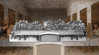 2025 Niue The Last Supper Antiqued 2 oz Silver Coin (07/07)