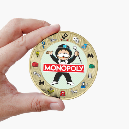 2026 Solomon Islands Monopoly Super Luxe Gold-Plated 45g CN Coin (06/16)