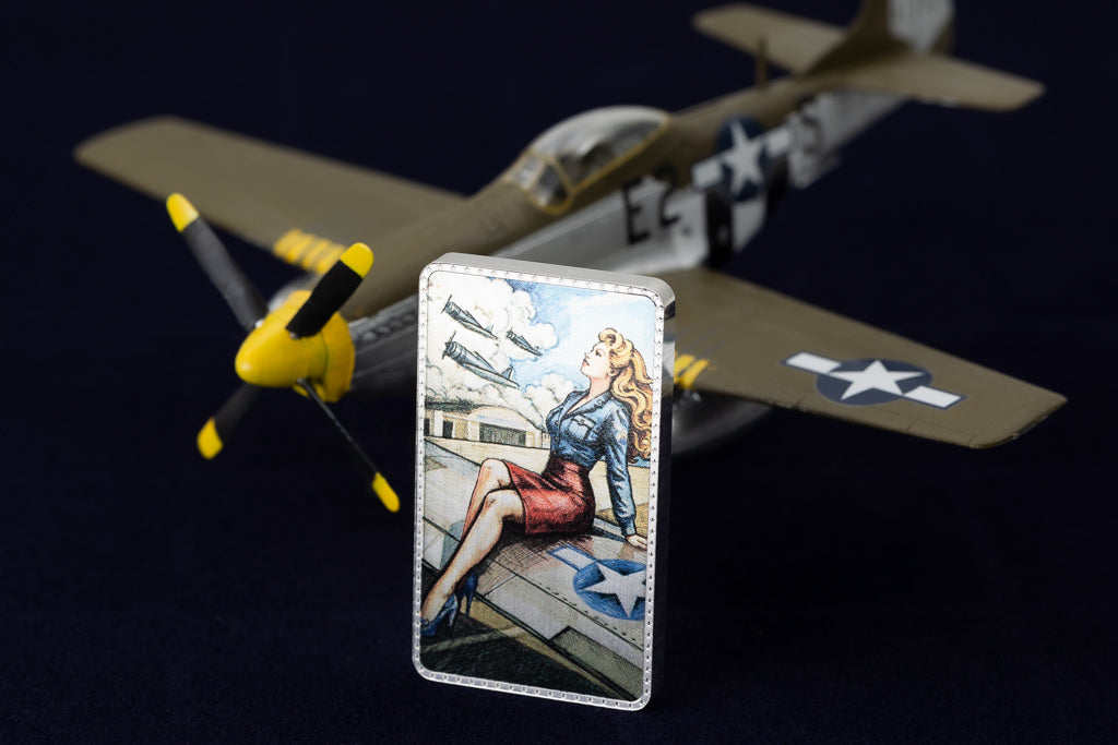Estimate: 2026 Czech Mint Pin-Up Girls Colorized 2 oz Silver Bar (07/21)