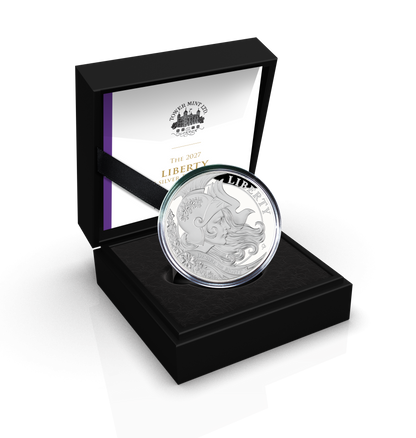 2027 Falkland Islands Liberty - Desire the Right Proof 2 oz Silver Coin