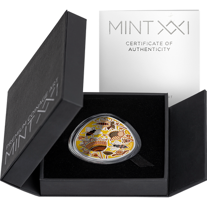 2027 Ghana Pysanka Charunok Egg 1 oz Silver Coin