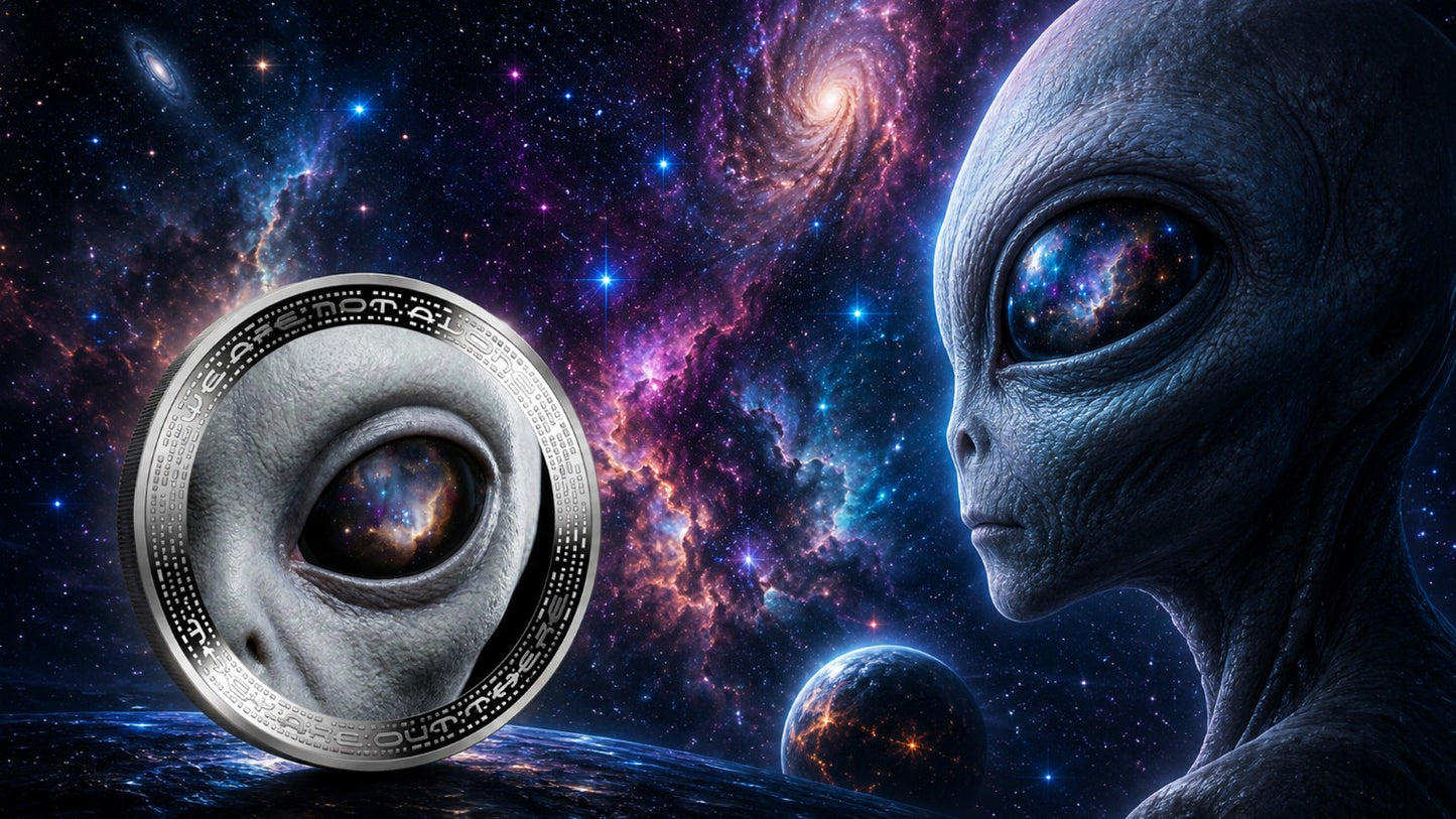 2026 Cameroon Alien Eye 1 oz Silver Coin (07/03)