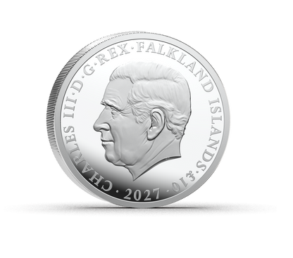 2027 Falkland Islands Liberty - Desire the Right Proof 5 oz Silver Coin