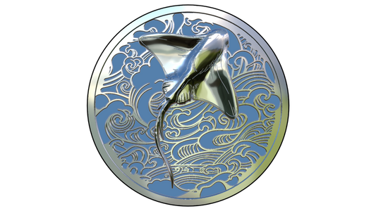 2026 Pitcairn Islands Ocean Wonders Stingray UHR Proof 2 oz Silver Coin (07/31)