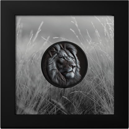 2026 Cook Islands Black and White - Lion 1 oz Silver Coin