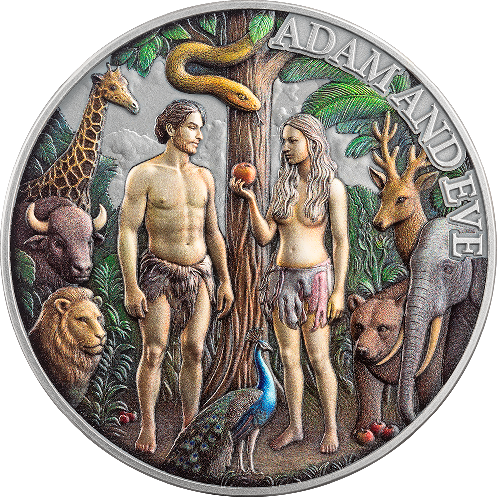 2026 Niue Adam and Eve 3 oz Silver Coin