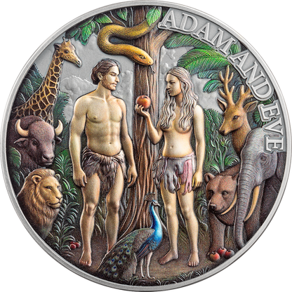 2026 Niue Adam and Eve 3 oz Silver Coin