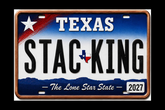 2027 MINNESOTA Stacking Across America License Plate Colorized 1 oz Copper Bar (Series 1) (07/07)