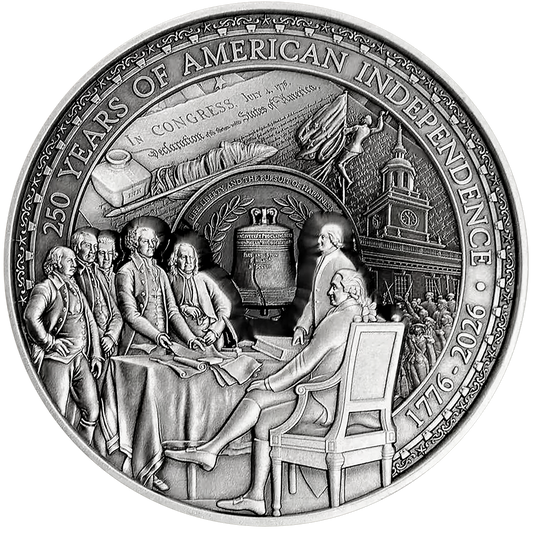 2026 Barbados Declaration of Independence Multilayer 10 oz Silver Coin (07/23)