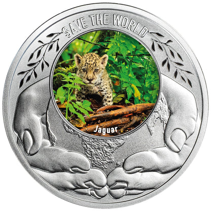 2026 Cameroon Save the World - Jaguar 17.5g Silver Coin (06/26)