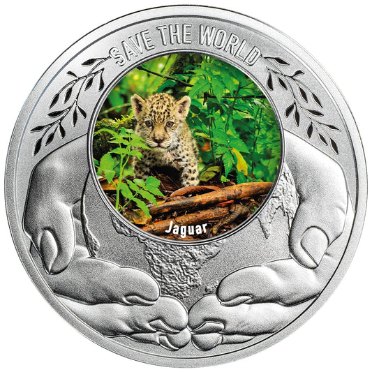 2026 Cameroon Save the World - Jaguar 17.5g Silver Coin (06/26)