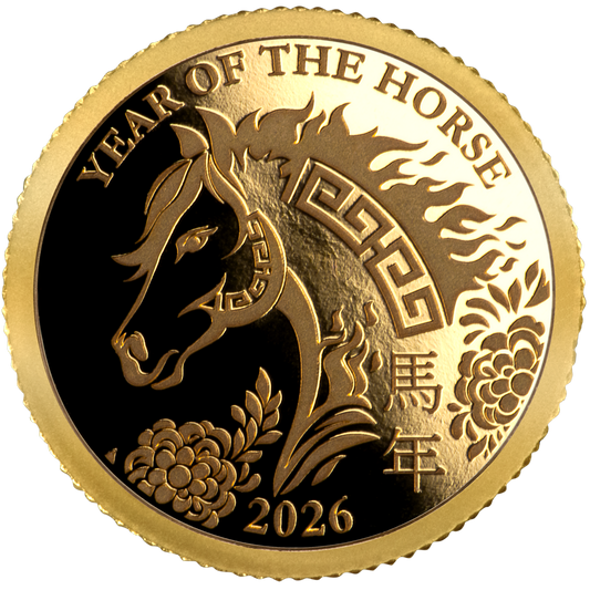 2026 Fiji Lunar Horse 0.5g Gold Coin (07/21)