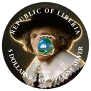 2026 Liberia Girl with a Pearl Earring 1/2 oz Silver Coin