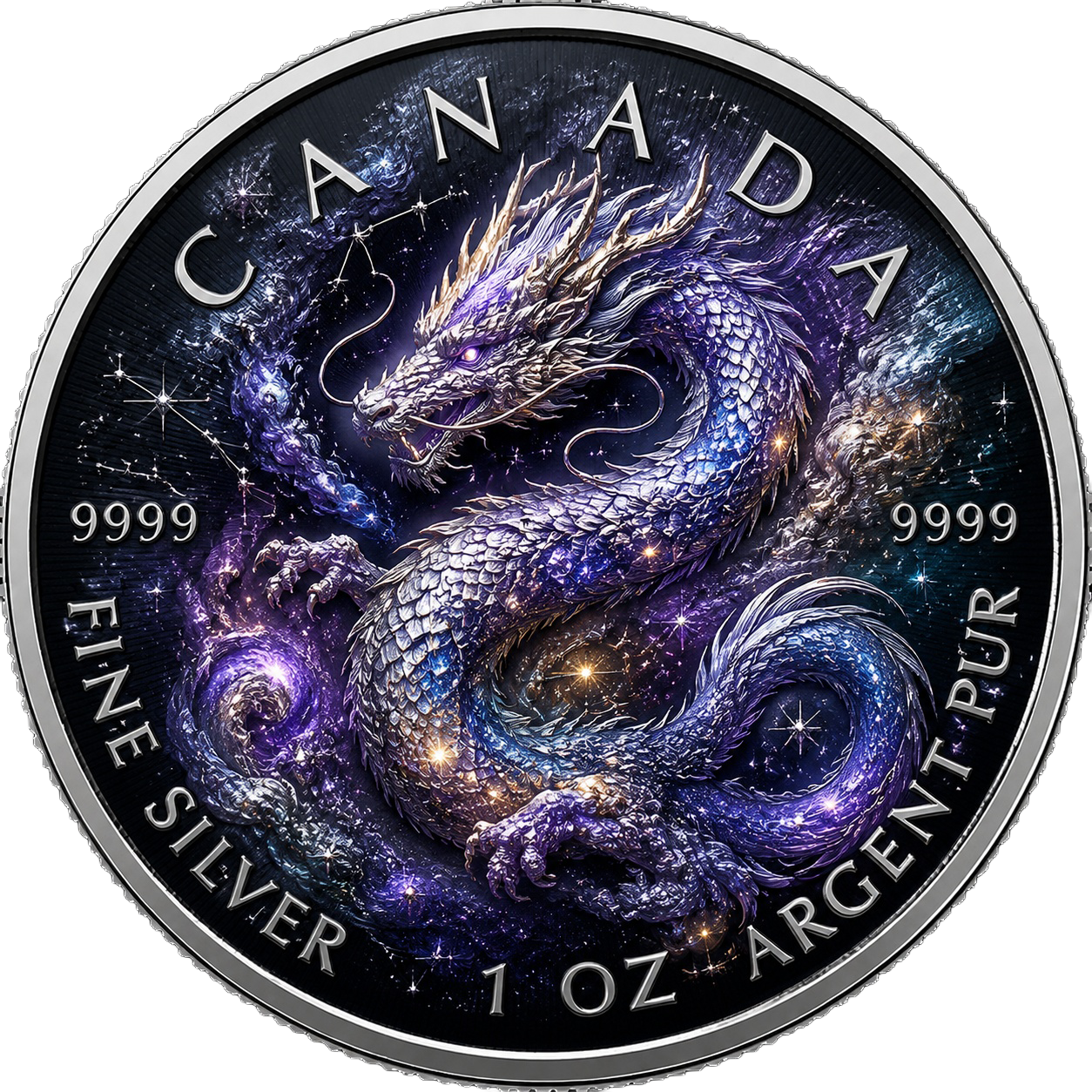 2026 Canada Maple Leaf Stellar Guardian Edition 1 oz Silver Coin (08/05)