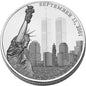 2026 Fiji September 11, 2001 We Will Never Forget Proof 1 oz Silver Coin (07/10)
