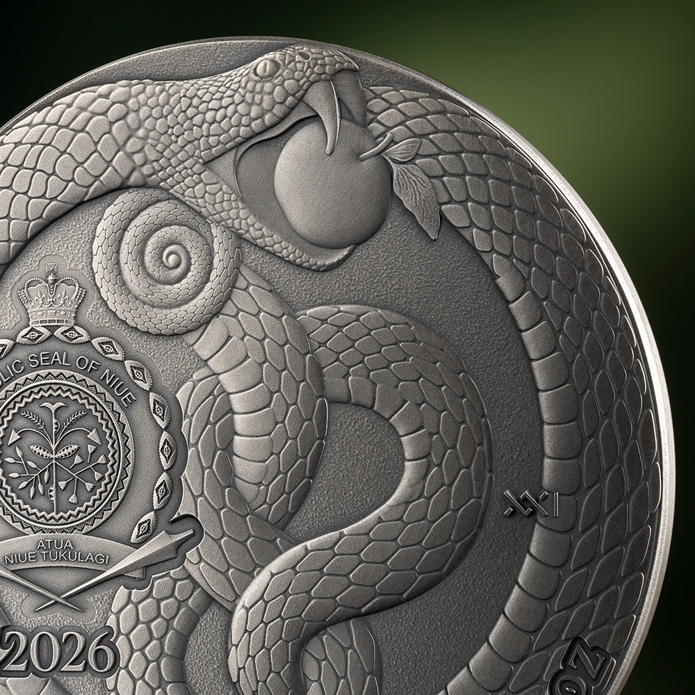 2026 Niue Adam and Eve 3 oz Silver Coin