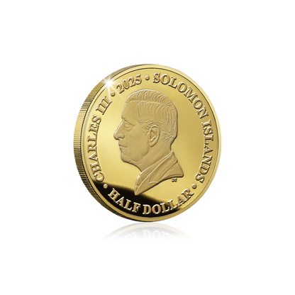 2025 Solomon Islands DC Robin Gold Plated 27.5g CN Coin in Card (07/13)