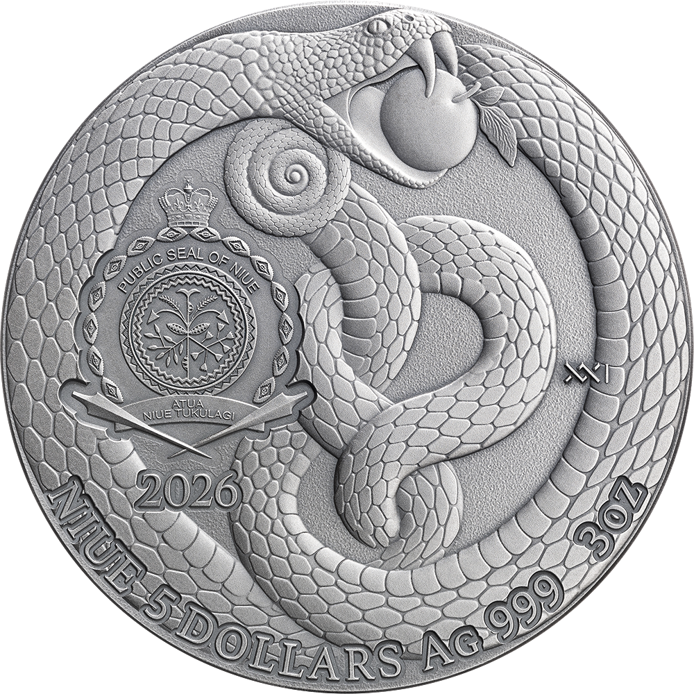 2026 Niue Adam and Eve 3 oz Silver Coin