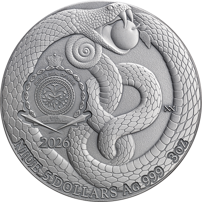 2026 Niue Adam and Eve 3 oz Silver Coin