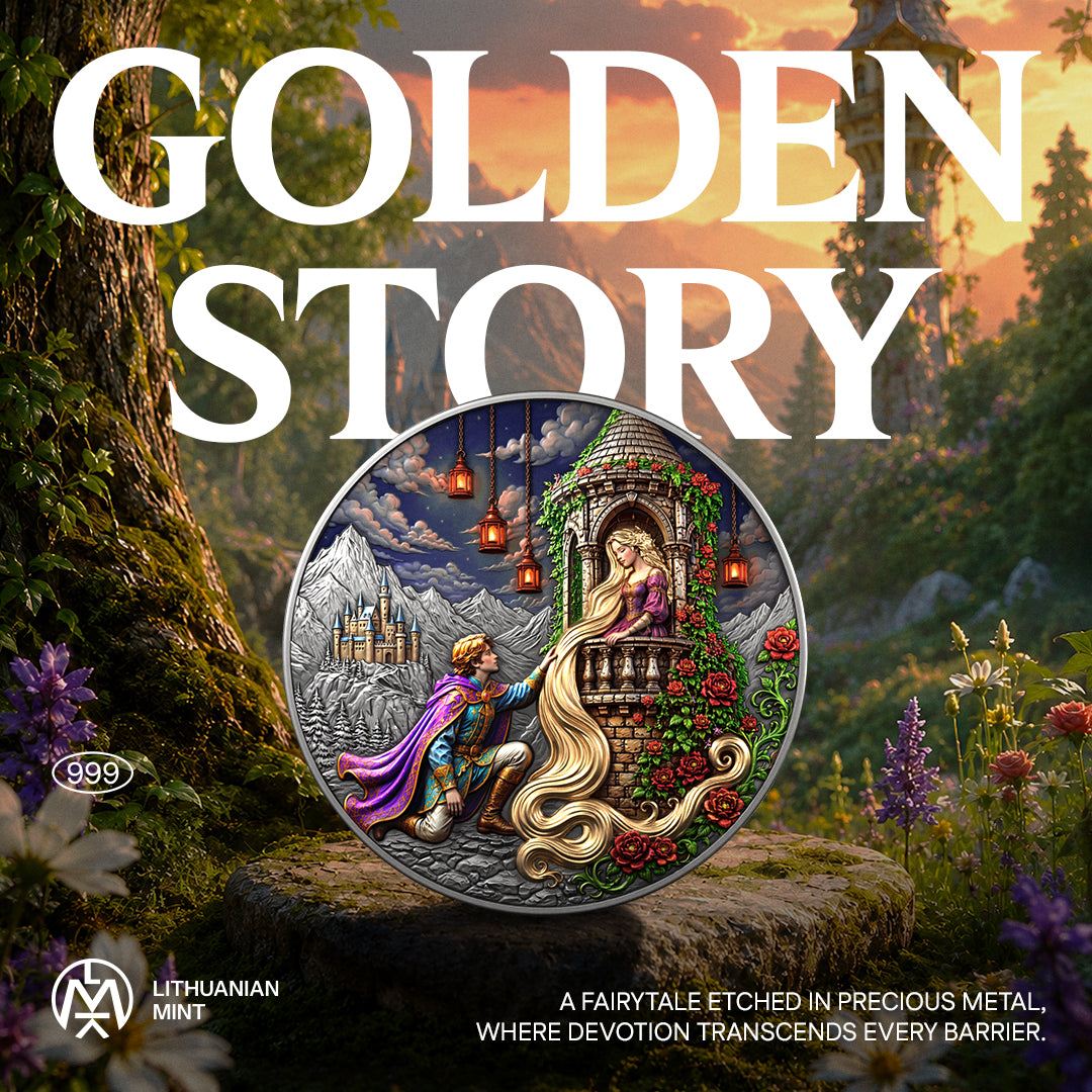 2026 Liberia Golden Story 2 oz Silver Coin (08/07)