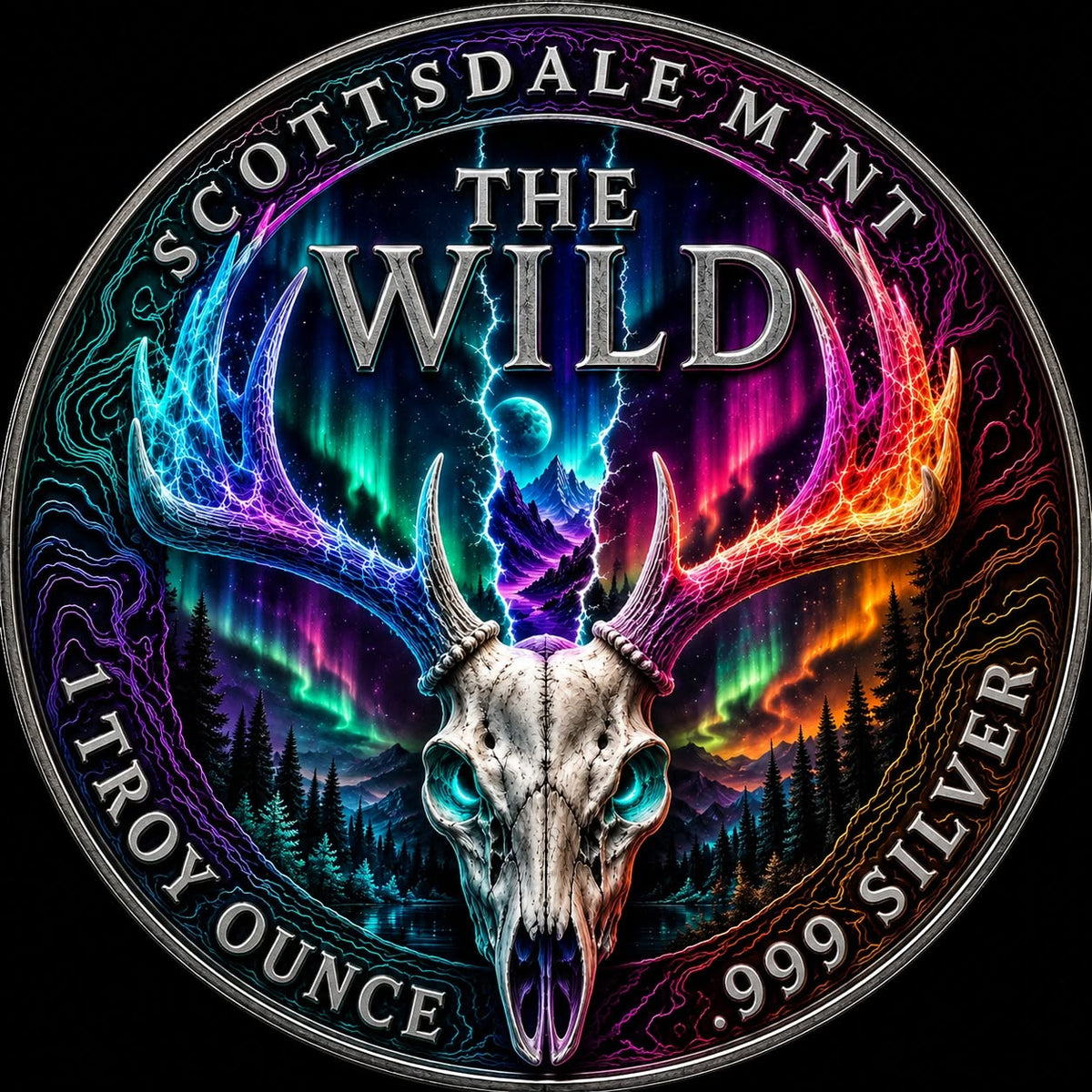 2026 Scottsdale Mint The Wild - Spirit Rift Edition 1 oz Silver Coin