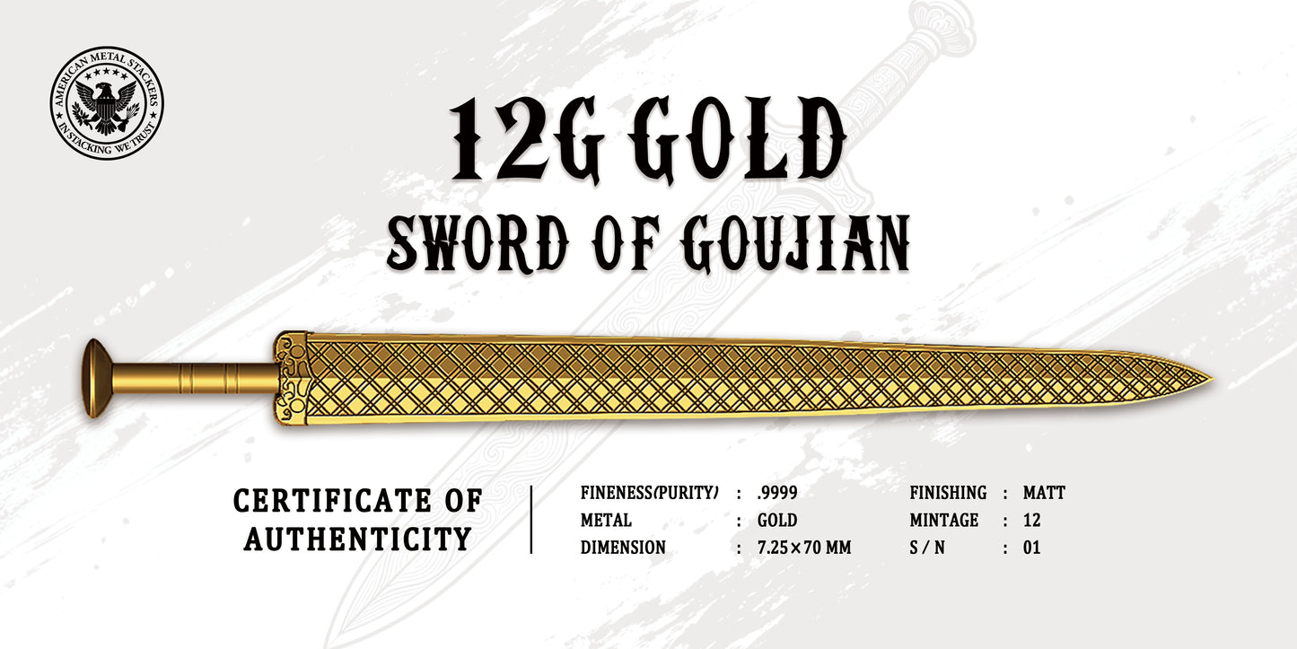 2026 Ghana Sword of Goujian 20g Copper Coin Blind Box (06/25)