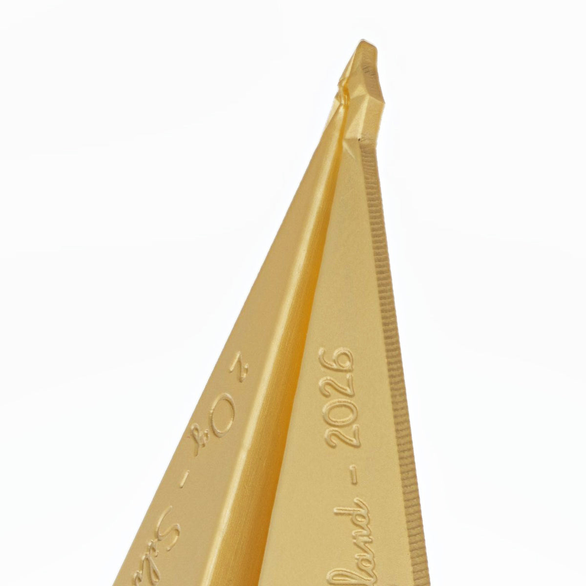 2026 Niue Paper Airplane 3D Gilded 2 oz Silver Coin