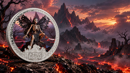 2026 Liberia Aztec Heritage Itzapapolotl 1/2 oz Silver Coin
