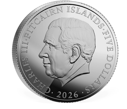 2026 Pitcairn Islands Ocean Wonders Hammerhead Shark Proof 1 oz Silver Coin