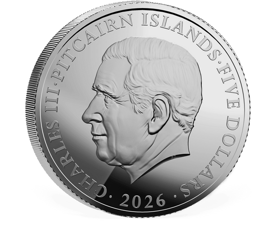 2026 Pitcairn Islands Ocean Wonders Hammerhead Shark Proof 1 oz Silver Coin