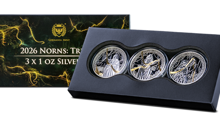 2026 Germania Norns Triune 3 x 1 oz Silver Coin Set (06/22)