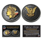 1776-2026 Morgan Dollar Tribute UHR Black Ruthenium & 24k Gold CN Round (07/03)