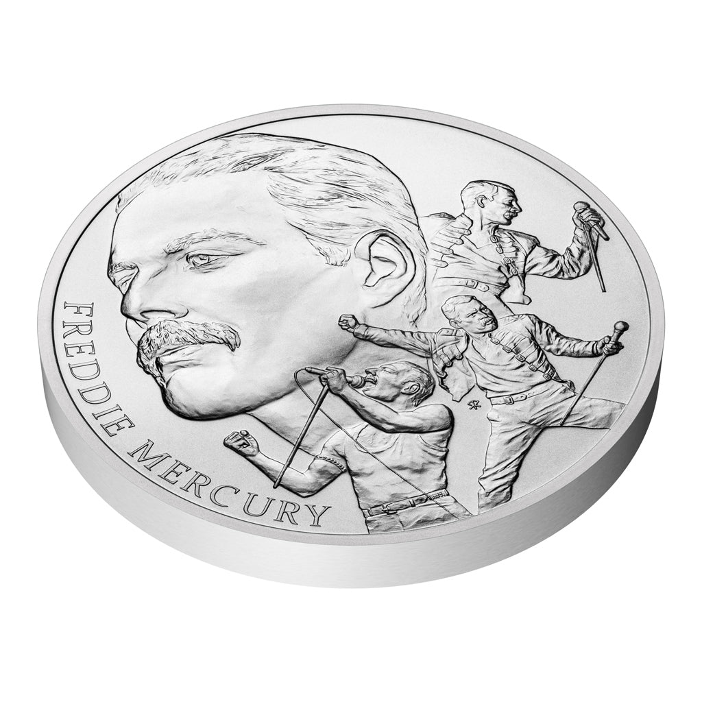 2026 Niue Freddie Mercury Proof 5 oz Silver Coin