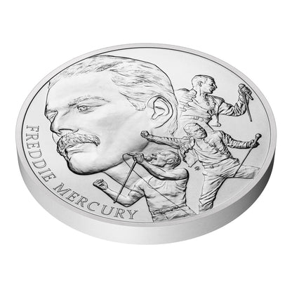 2026 Niue Freddie Mercury Proof 5 oz Silver Coin