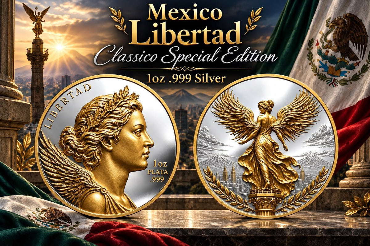 Mexico Libertad Classico Special Edition HR 1 oz Silver Medal