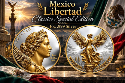 Mexico Libertad Classico Special Edition HR 1 oz Silver Medal