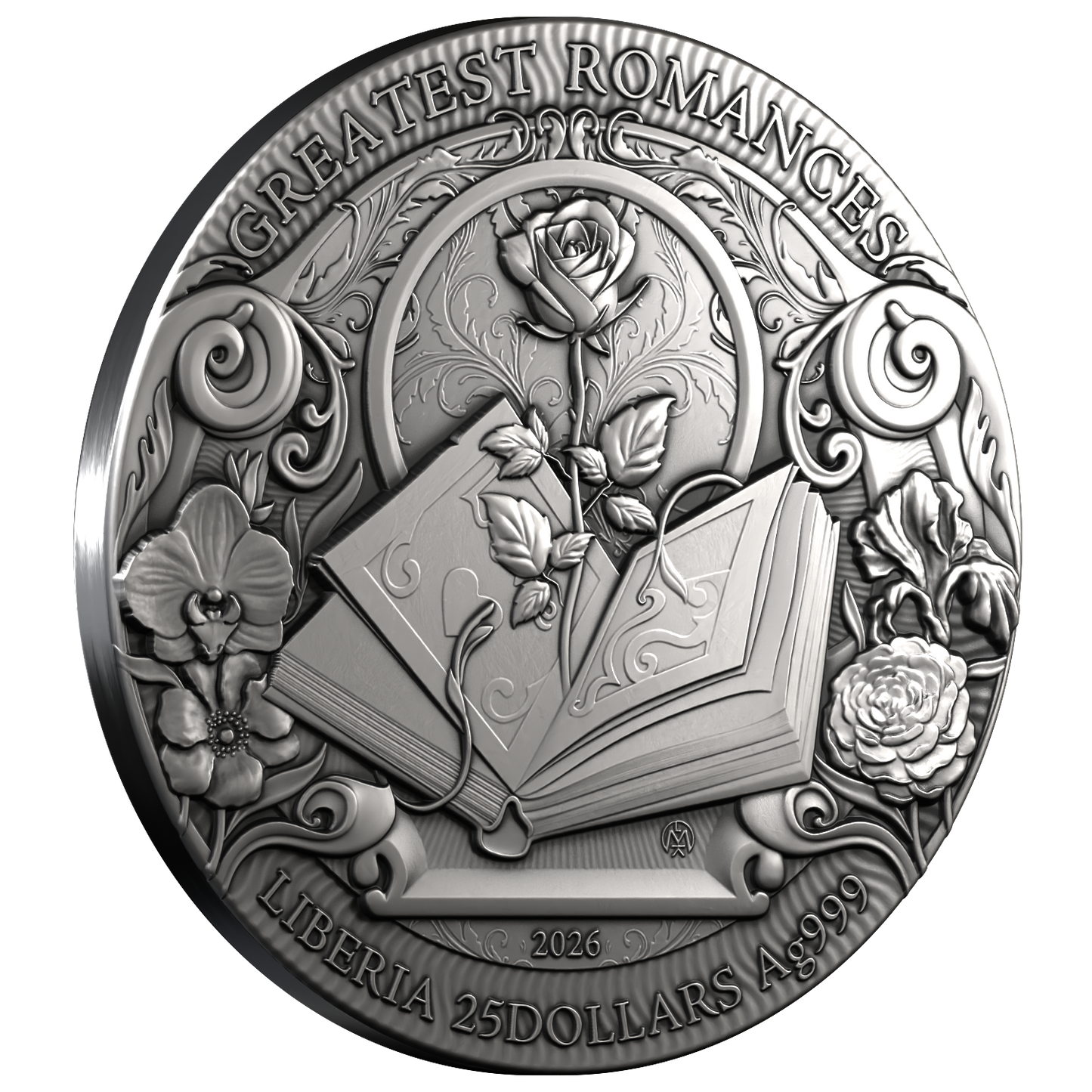 2026 Liberia Golden Story 2 oz Silver Coin (08/07)