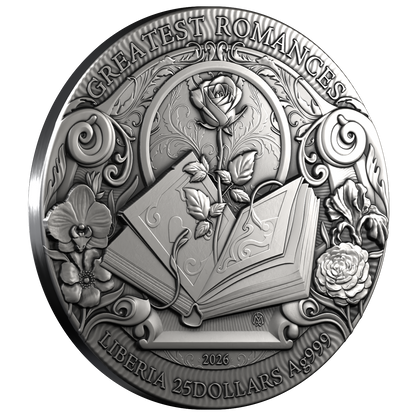 2026 Liberia Golden Story 2 oz Silver Coin (08/07)