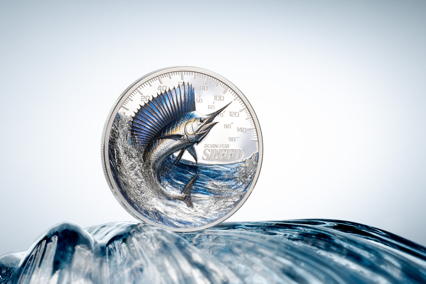 2027 Cook Islands Born for Speed - Sailfish 1 oz Silver Coin