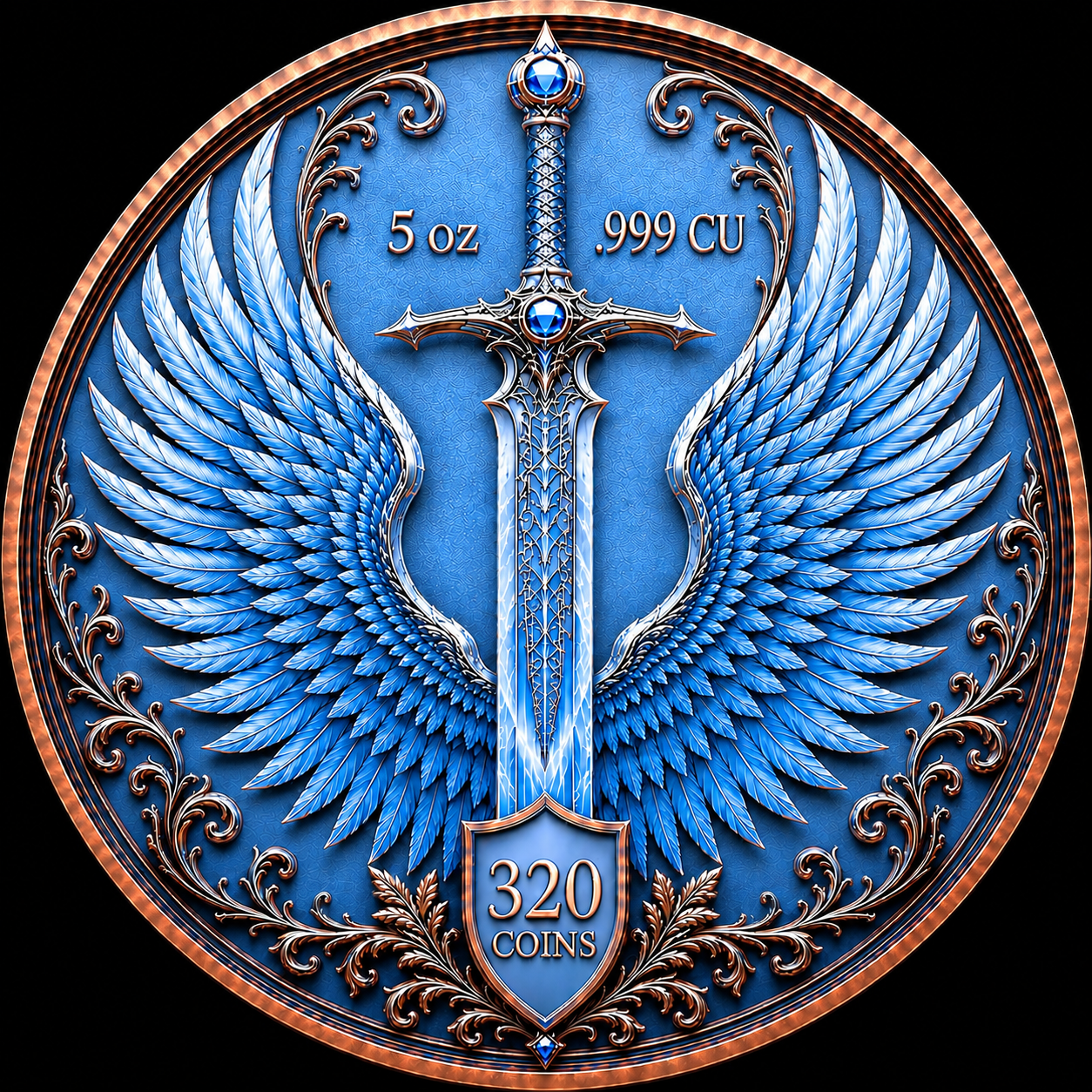 Ice Dragon Libertad Tribute 5 oz Copper (6/5)