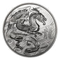 In Stock! 2024 Ascension Islands Lunar Dragon Proof 1 oz Silver Coin - OMP