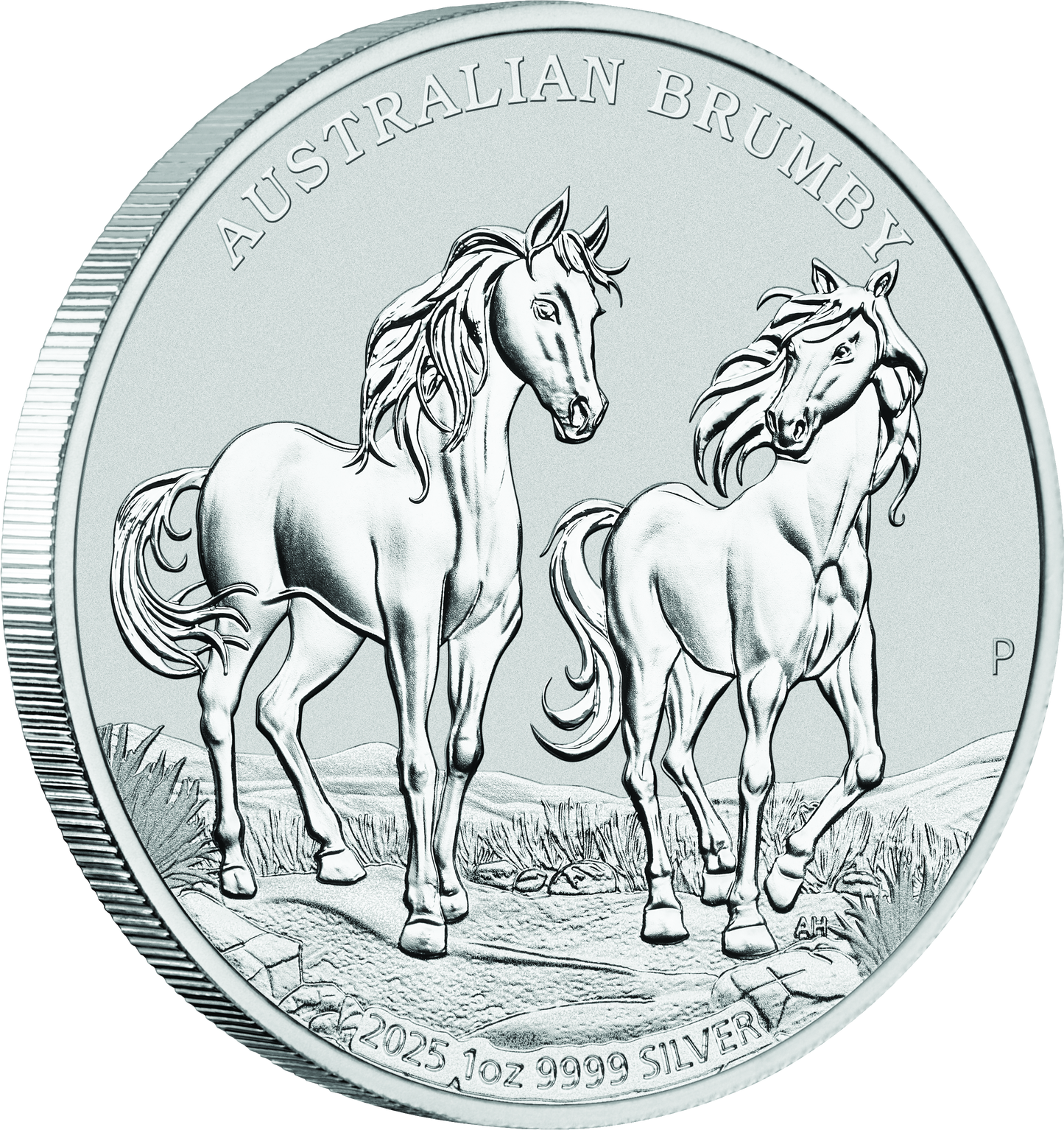 In Stock! 2025 Australia Brumby Horse BU 1 oz Silver Coin (08/01) - Options: Original Mint Packaging