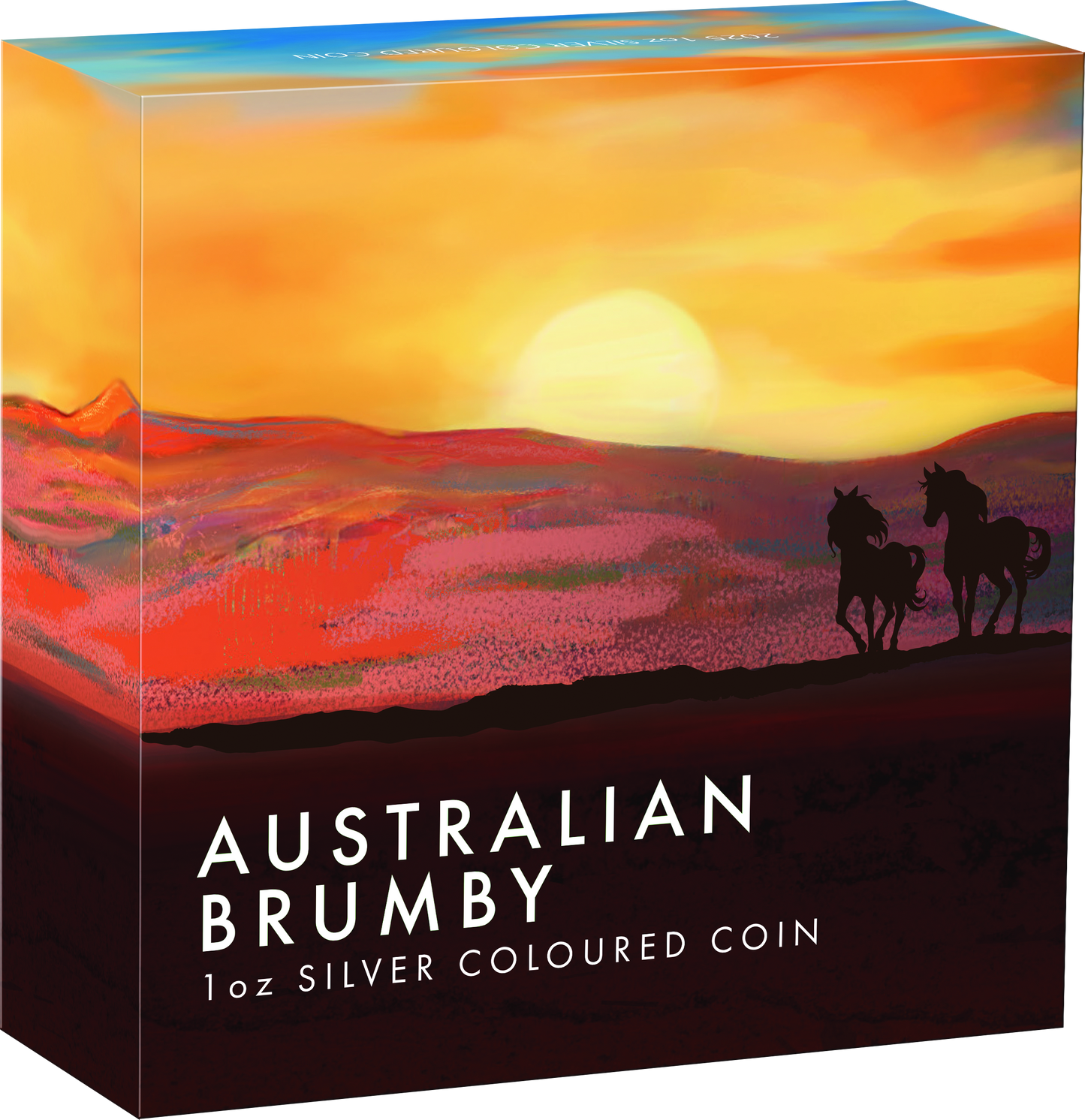 In Stock! 2025 Australia Brumby Horse Colorized 1 oz Silver Coin (08/01)